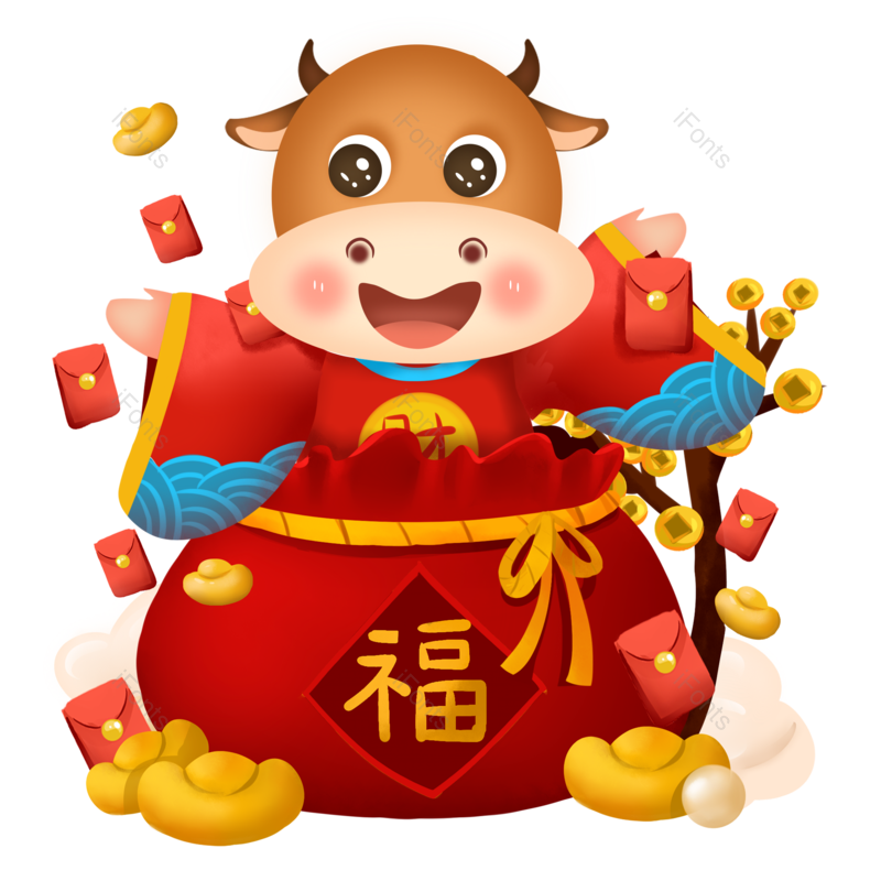 春节图片,金元宝元素,过年PNG,年货节免抠素材