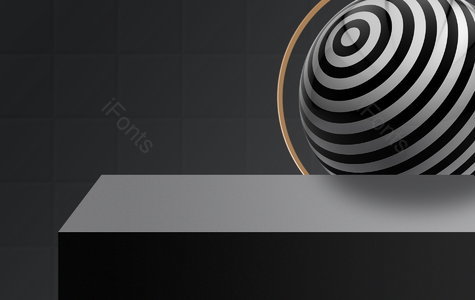 简约 大气 空间感 条纹元素 空间搭建 平台