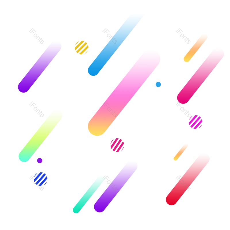 双12图片,彩色装饰元素,电商PNG,电商装饰免抠素材