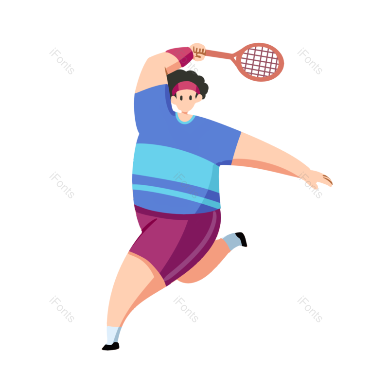 人物图片,运动元素,运动会PNG,网球免抠素材