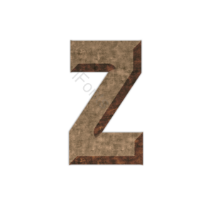 字母 艺术字 免扣 Z