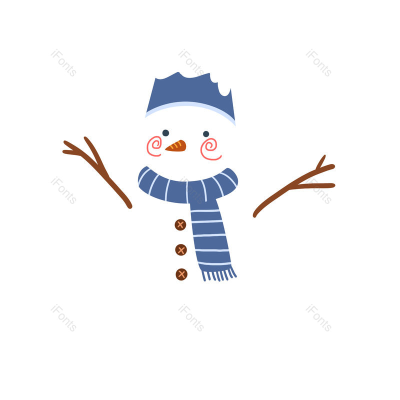 装饰图片,雪人元素,冬天PNG,免抠素材