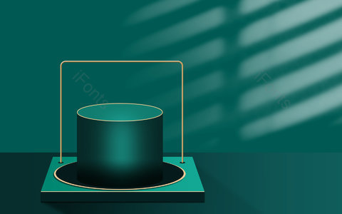 典雅 大气 简约 光束 展品展示 平台
