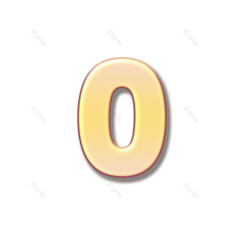 艺术字图片,阿拉伯数字元素,PNG,免抠素材