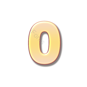 阿拉伯数字 艺术字 PNG 免扣