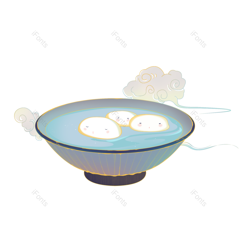 祥云图片,节日元素,元宵PNG,卡通元宵免抠素材