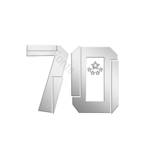 70 数字 创意 原创 艺术字