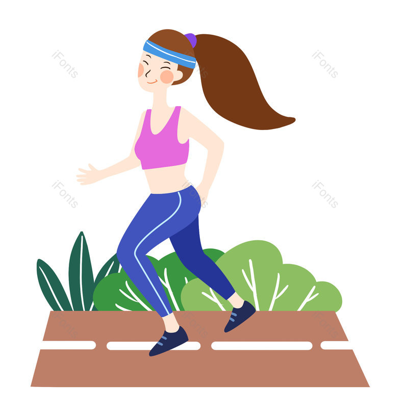 户外图片,插画元素,人物PNG,女生免抠素材