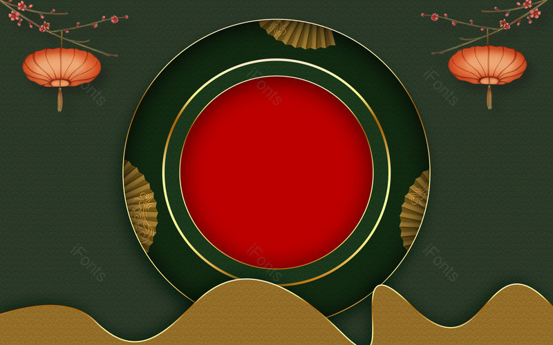 中国风莫兰迪色古典传统复古海报背景,插画/手绘图，插画/手绘图库，插画/手绘图下载,插画/手绘