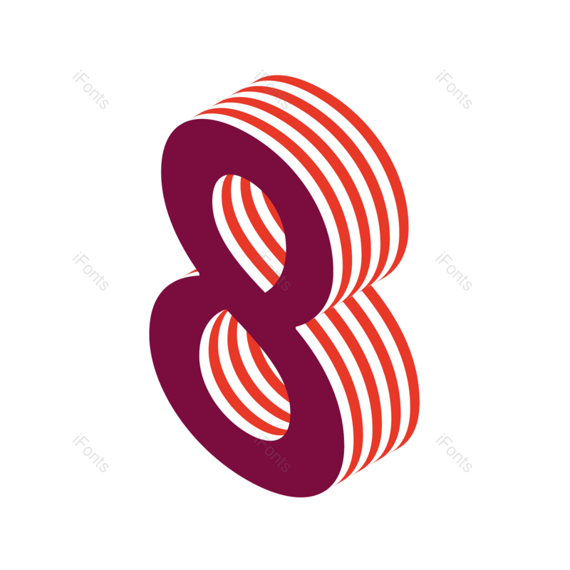 艺术字图片,立体效果元素,数字PNG,免抠素材