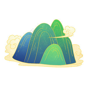 山 国潮 山 中国
