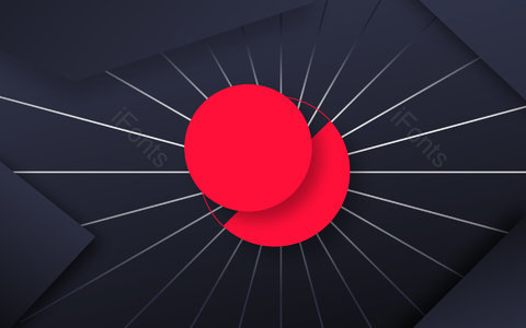 空间 层次 空间感 创意空间 立体 几何 红黑 黑红