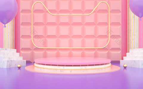 C4D 电商 电商狂欢 双十二 双十二海报 双十二海报背景 电商背景 C4D背景