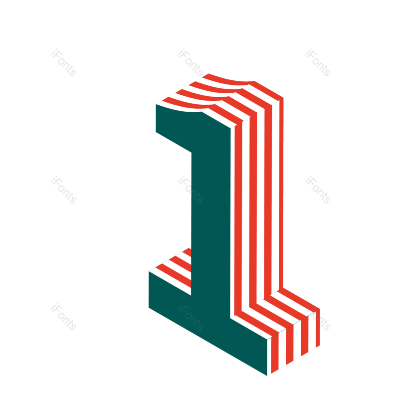 艺术字图片,立体效果元素,数字PNG,免抠素材