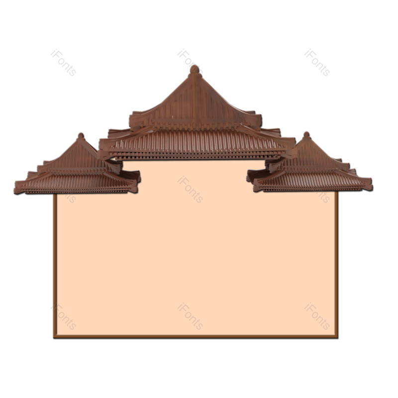 边框图片,中式元素,中式边框PNG,新年边框免抠素材