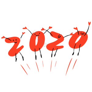 2020 年份 卡通 可爱 动漫