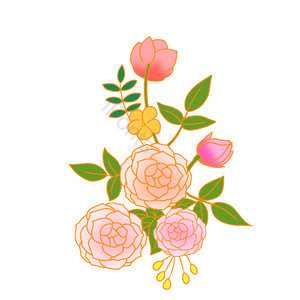 中国风 鲜花 花朵