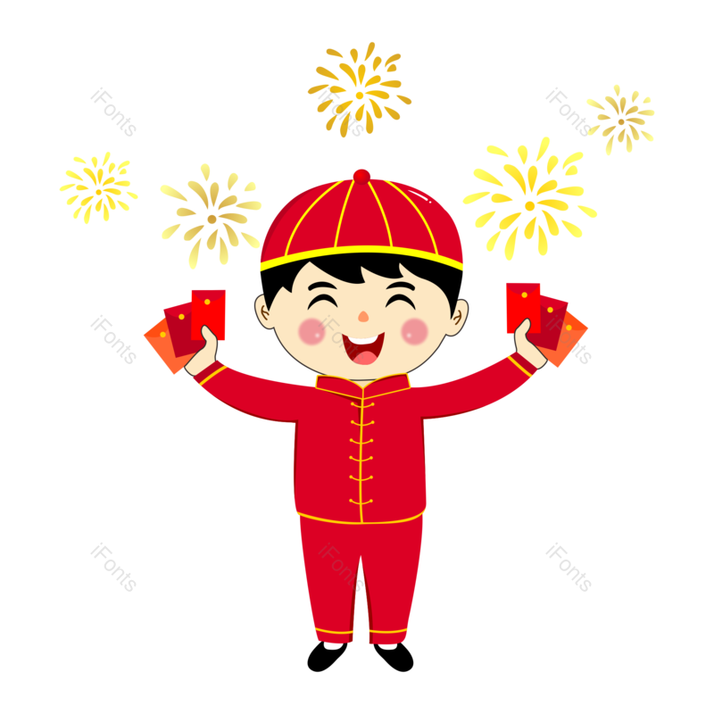 新年习俗图片,元素,PNG,免抠素材