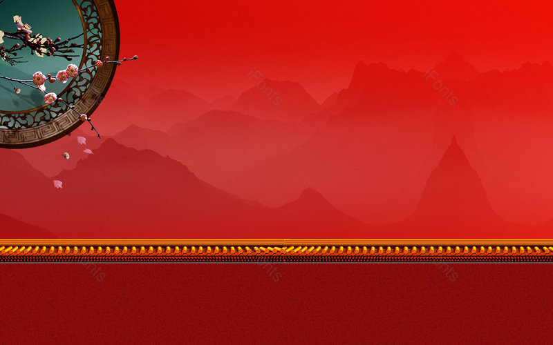 大气简约中国风复古宫殿窗框元素背景,插画/手绘图，插画/手绘图库，插画/手绘图下载,插画/手绘