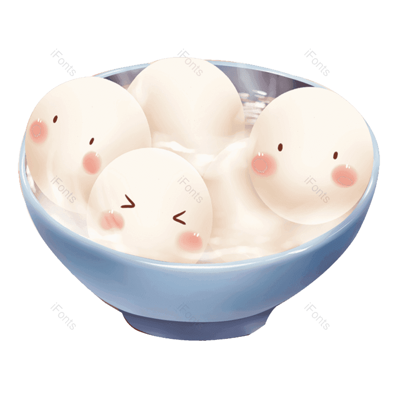 元素图片,元宵元素,元宵节PNG,汤圆免抠素材