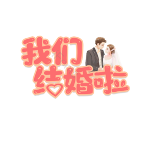 婚礼 婚姻 结婚 爱情 字体设计