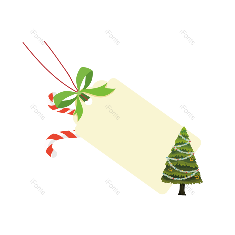 祝福语图片,圣诞卡片元素,圣诞节PNG,圣诞树免抠素材