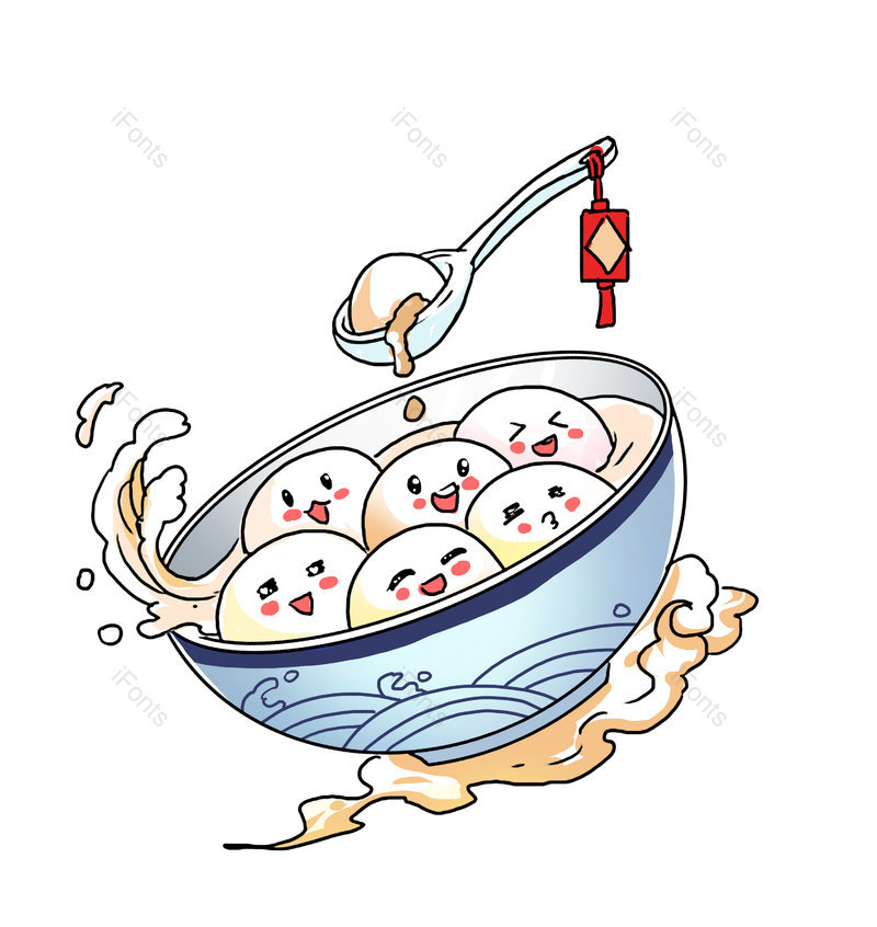 元宵节图片,闹元宵元素,汤圆PNG,免抠素材