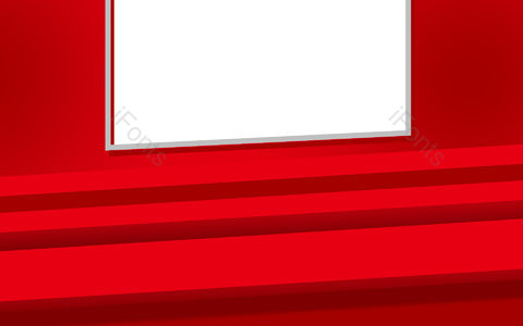 背景 场景 红色 大气 简约