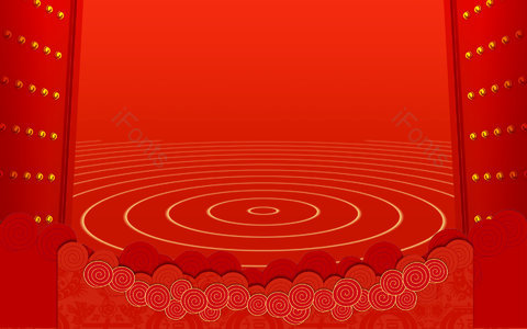 大气 复古 中国风元素 质感 喜庆