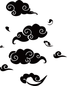 水墨 中国风 乌云 云 国潮 创意 艺术