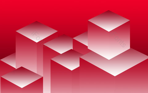背景 大气 红色 立体 空间
