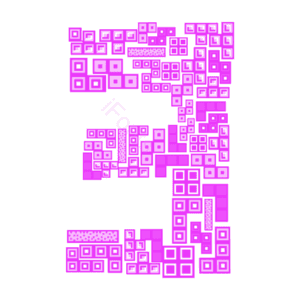 艺术字 免抠图 俄罗斯方块 拼接 数字