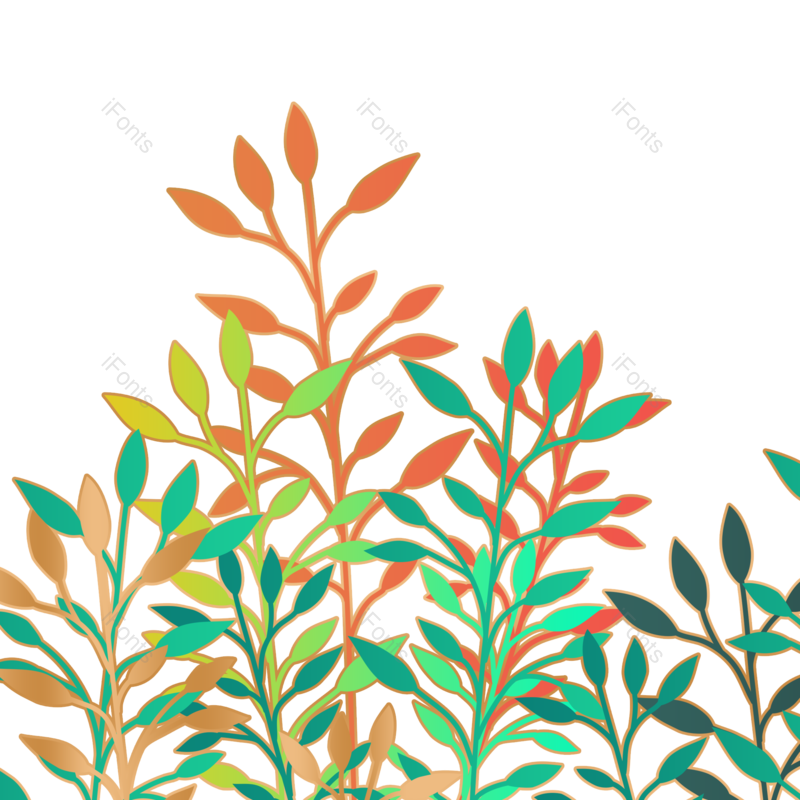 植物素材图片,绿色元素元素,绿色素材PNG,花纹元素免抠素材