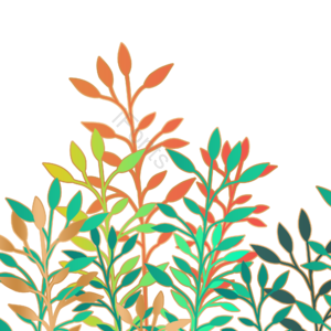 国潮 国潮元素 国潮素材 国潮装饰 植物 植物元素 植物素材 植物装饰