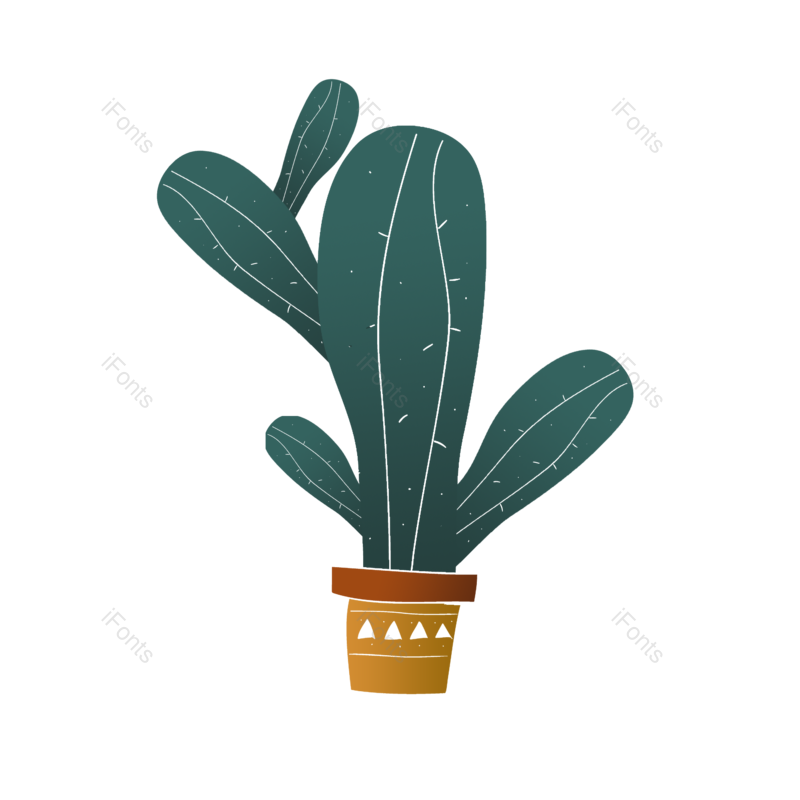 卡通绿色图片,卡通植物元素,PNG,免抠素材