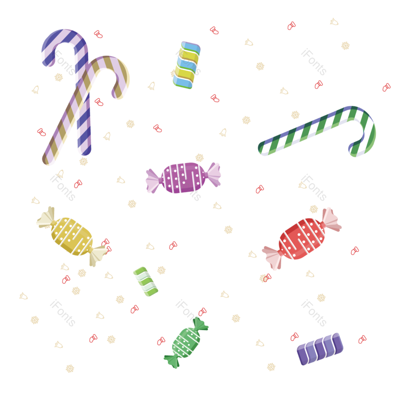 装饰图片,节日元素,糖果PNG,包装免抠素材