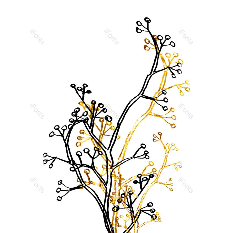 卡通纹理图片,植物素材元素,纹路PNG,植物装饰免抠素材