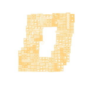 免扣 艺术字 俄罗斯方块 拼接 数字