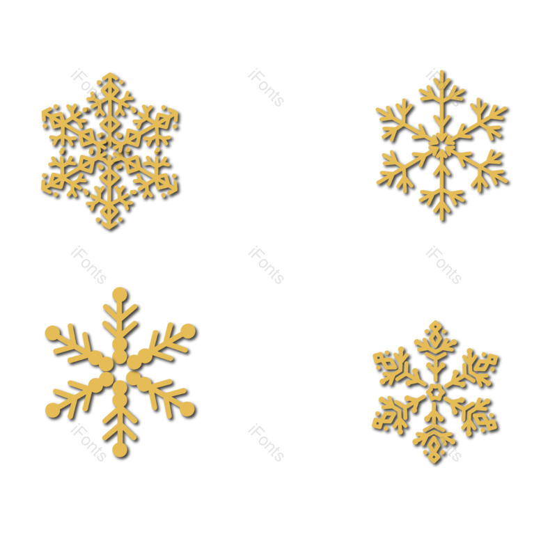 装饰图片,花纹元素,底纹PNG,雪花免抠素材