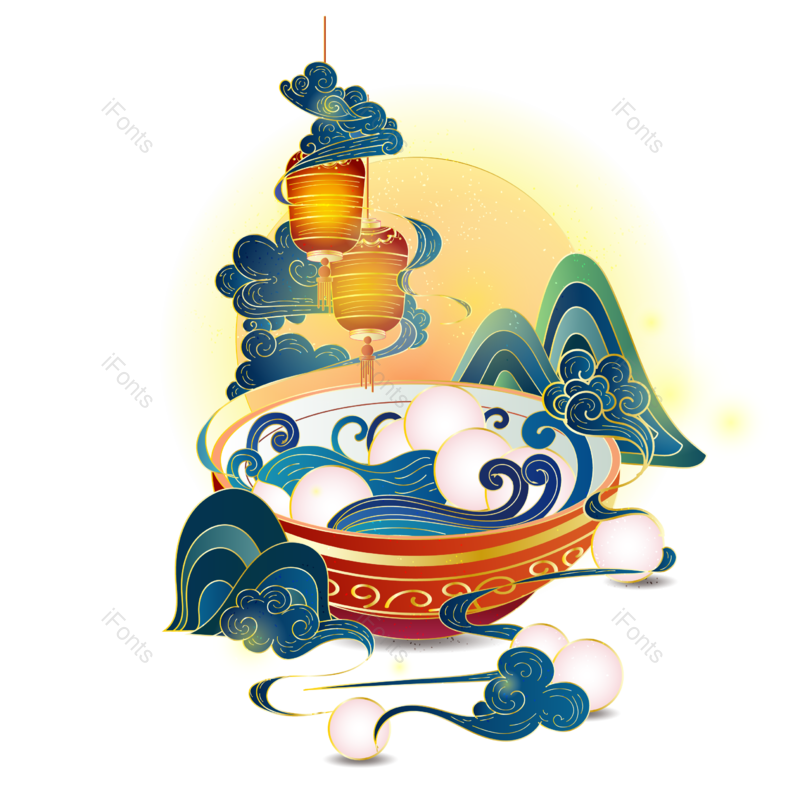 祥云图片,中国风元素,云纹PNG,元宵节免抠素材