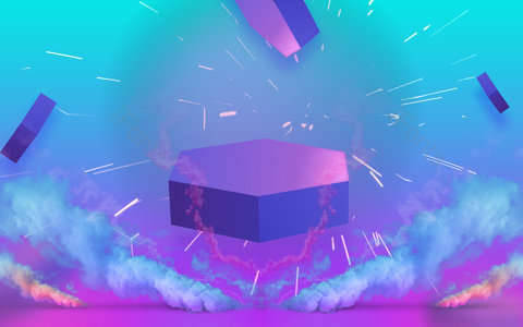 渐变烟雾 视觉冲击 梦幻科技 渐变背景 炫酷背景