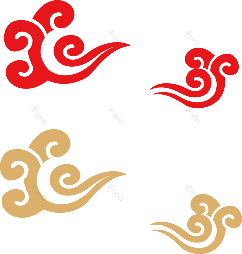 祥云图片,云纹元素,漂浮PNG,古风装饰免抠素材