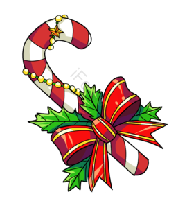 圣诞节 圣诞礼物 糖果 拐杖糖 西方节日