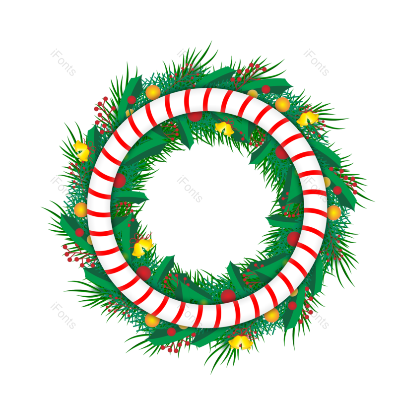 边框图片,花环元素,圣诞节边框PNG,边框底纹免抠素材