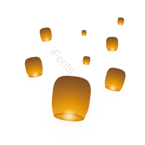 元宵节 天灯 新年 过年 过节