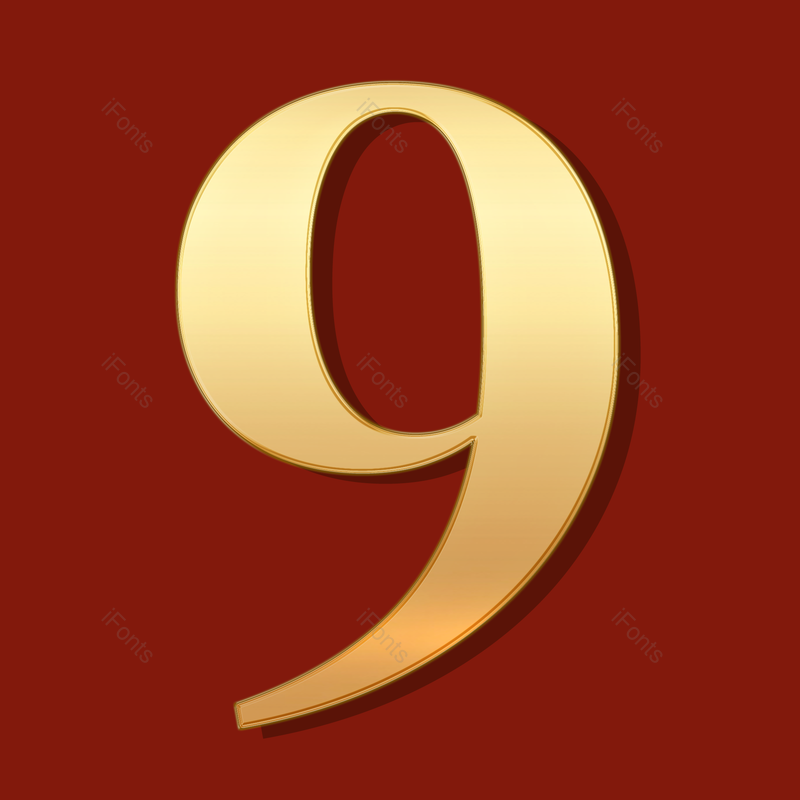 艺术字图片,立体效果元素,渐变PNG,数字免抠素材