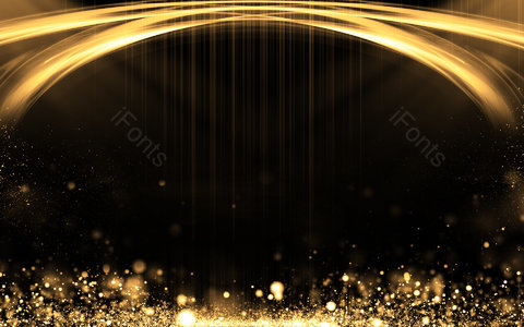黑金背景 大气背景 科技风背景 商务背景 光效背景 PPT背景 年会背景 展会背景