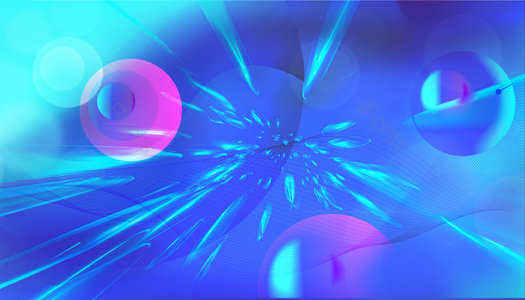 发散 太空爆炸 球体爆炸 蓝色渐变 发散光源