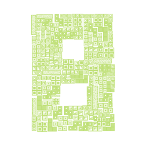 免扣 艺术字 俄罗斯方块 拼接 数字