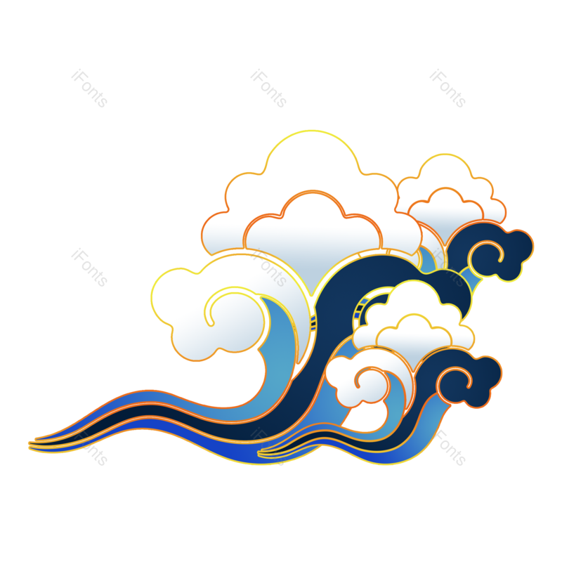 云纹图片,云素材元素,白云素材PNG,白云免抠素材